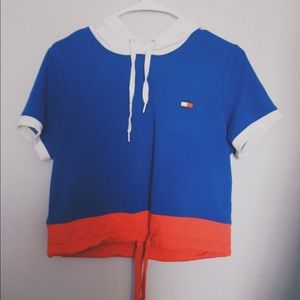 Tommy Hilfiger SPORT shirt w/ hoodie
